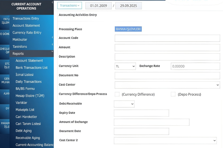CariMUHASEBE - Çek Yönetimi